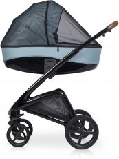 Дитячий візочок 2 в 1 Riko XD Black Edition 02 Crystal Blue